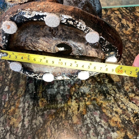 🎄 Ceramic statue, green/brown/silver tones, NEW - Picture 9 of 15